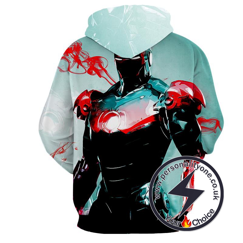 Iron Man - Iron Man 3D - Iron Man Hoodies